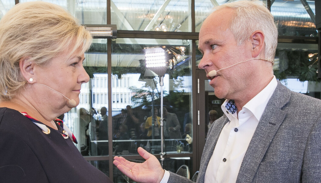 Varsler corona-pressekonferanse Varsler corona-pressekonferanse