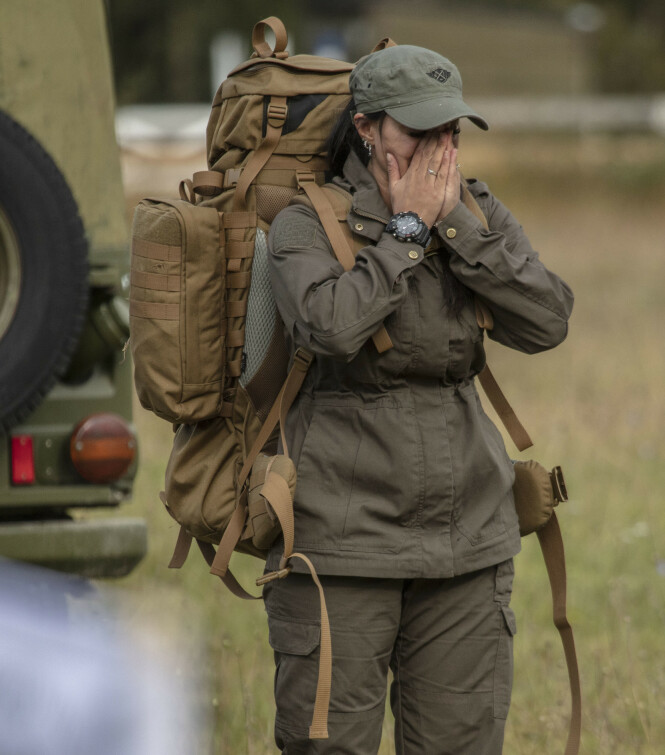<strong>I TÅRER:</strong> Mashadi ble svært rørt over at Ekeland ga plassen sin til henne. Foto: Matti Bernitz / TV 2 <strong>I TÅRER:</strong> Mashadi ble svært rørt over at Ekeland ga plassen sin til henne. Foto: Matti Bernitz / TV 2