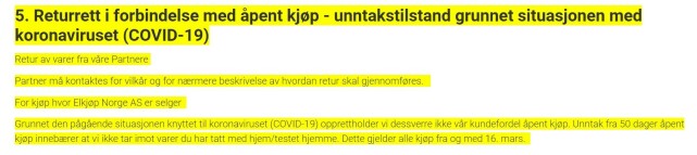 Foto: skjermdump fra Elkjøps nettside. Foto: skjermdump fra Elkjøps nettside.