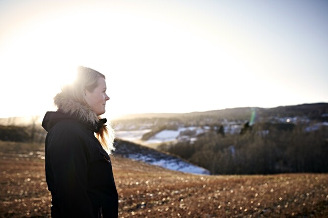 – Jeg tror man kan oppleve vonde og vanskelige ting uten at livet må bli vondt og vanskelig for alltid, sier Eline. FOTO: Geir Dokken – Jeg tror man kan oppleve vonde og vanskelige ting uten at livet må bli vondt og vanskelig for alltid, sier Eline. FOTO: Geir Dokken