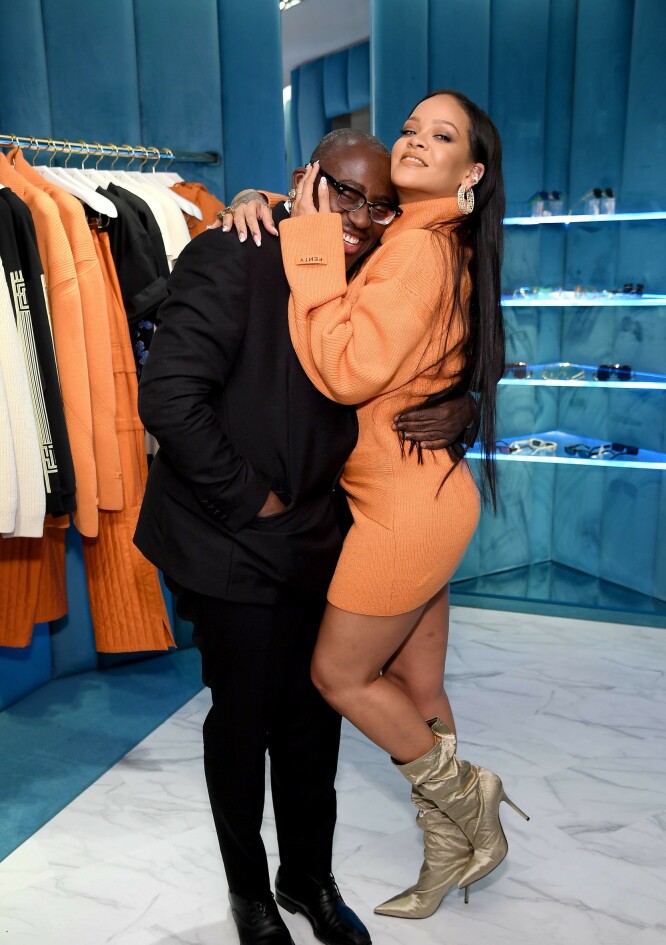 DUO: Enninful og Rihanna er gode venner og partnere i alskens kreative prosjekter. FOTO: Scanpix DUO: Enninful og Rihanna er gode venner og partnere i alskens kreative prosjekter. FOTO: Scanpix