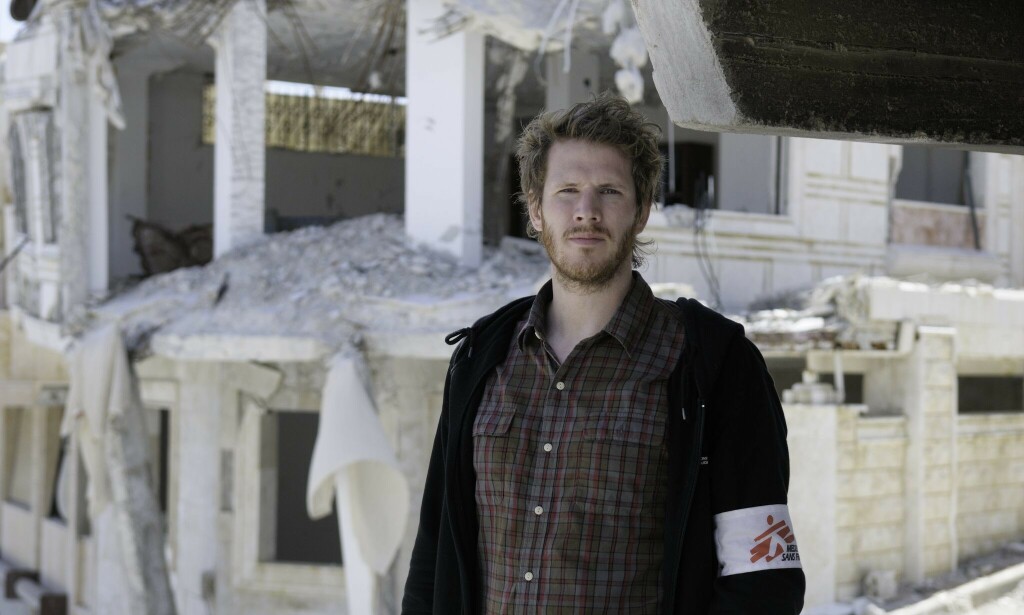 BISTÅR I KRISER: Alexander Buchmann er vant med å håndtere krisearbeid. Her er han avbildet i Idlib, Syria i 2013. Foto: Leger Uten Grenser BISTÅR I KRISER: Alexander Buchmann er vant med å håndtere krisearbeid. Her er han avbildet i Idlib, Syria i 2013. Foto: Leger Uten Grenser