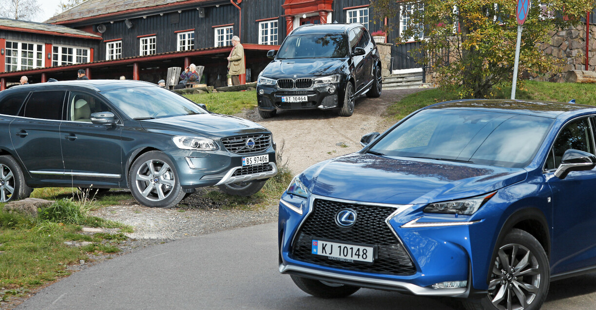 LUKSUSEN DU HAR RÅD TIL: De tre mellomklasse-SUV-ene kostet flesk da de var nye for seks år siden. Nå får du dem for prisen av en småbil. Foto: Espen Stensrud LUKSUSEN DU HAR RÅD TIL: De tre mellomklasse-SUV-ene kostet flesk da de var nye for seks år siden. Nå får du dem for prisen av en småbil. Foto: Espen Stensrud