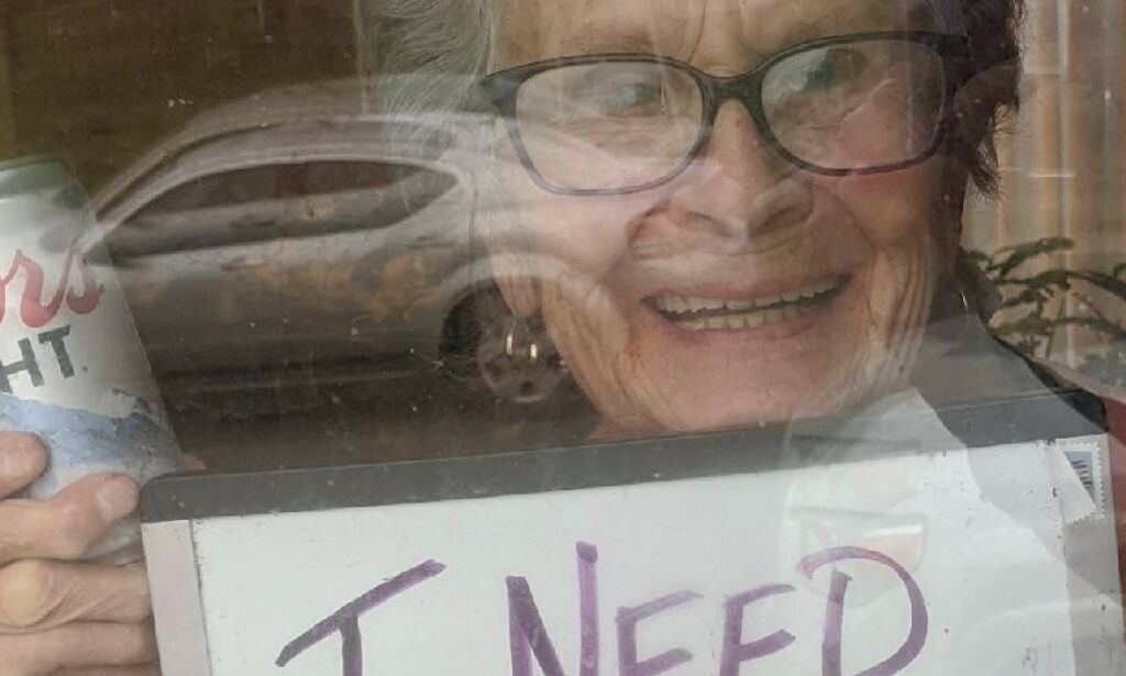 image: 93-åringens karantene-bønn går viralt