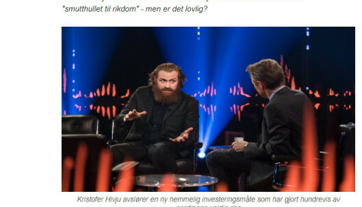 Ser alvorlig på ny Hivju-svindel Ser alvorlig på ny Hivju-svindel