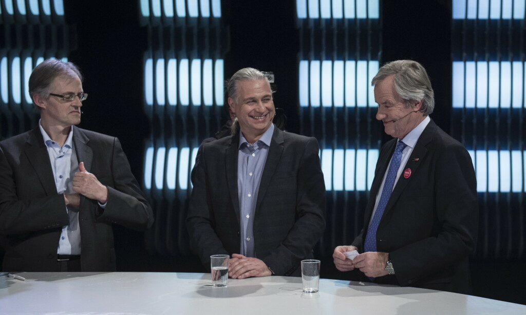 HEFTIG DEBATT: (F.v.) NHO Luftfarts Torbjørn Lothe, økonomiprofessor Frode Steen og Norwegian-sjef Bjørn Kjos forsvarte i 2015 Norwegians forretnings- og ansettelsesmodeller i heftige debatter med pilotenes fagforening NPU og deres fagforbund Parat. Foto: Øistein Norum Monsen / Dagbladet HEFTIG DEBATT: (F.v.) NHO Luftfarts Torbjørn Lothe, økonomiprofessor Frode Steen og Norwegian-sjef Bjørn Kjos forsvarte i 2015 Norwegians forretnings- og ansettelsesmodeller i heftige debatter med pilotenes fagforening NPU og deres fagforbund Parat. Foto: Øistein Norum Monsen / Dagbladet
