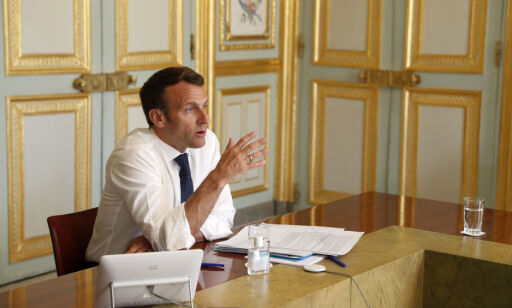 image: Macron om Kinas corona-håndtering: - Ting vi ikke vet