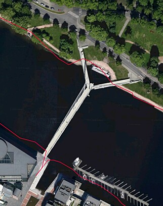GPS-en fungerer stort sett bra, men ved raske og krappe svinger klarer den ikke å følge helt. Foto: Martin Kynningsrud Størbu GPS-en fungerer stort sett bra, men ved raske og krappe svinger klarer den ikke å følge helt. Foto: Martin Kynningsrud Størbu
