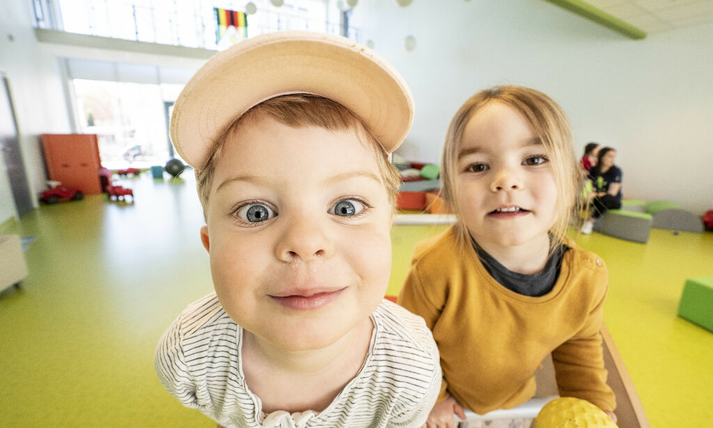 image: Slik var «første» dag i barnehagen