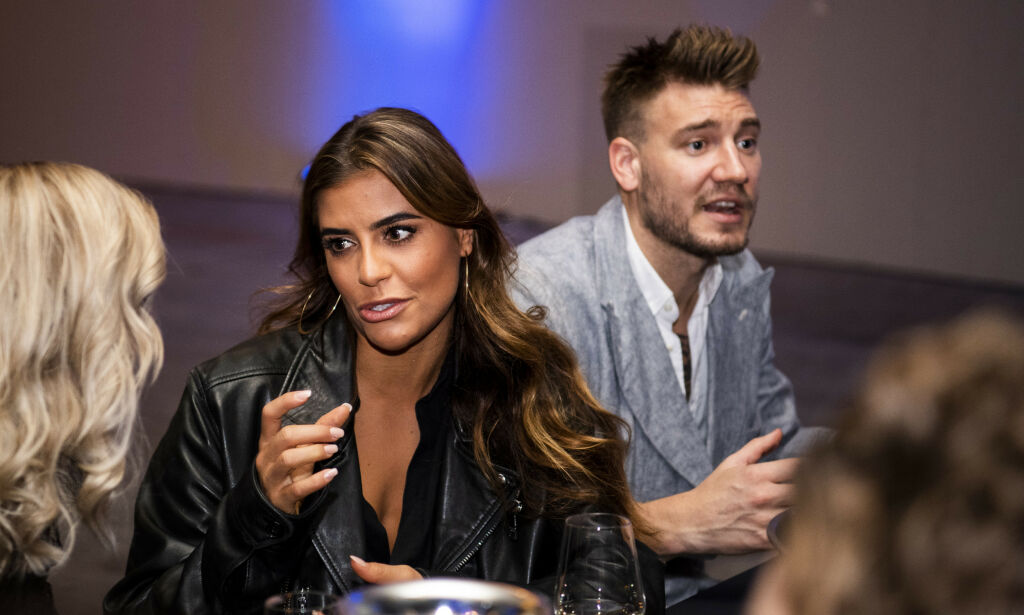 KJÆRESTER: Nicklas Bendtner og Philine Roepstorff. Foto: Ole Martin Wold / NTB scanpix KJÆRESTER: Nicklas Bendtner og Philine Roepstorff. Foto: Ole Martin Wold / NTB scanpix