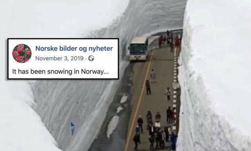 image: Nei, dette bildet er ikke fra Norge