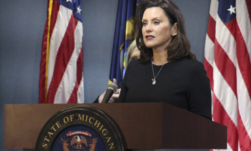 GUVERNØR: Gretchen Whitmer. Foto: Michigan Office of the Governor via AP, Pool GUVERNØR: Gretchen Whitmer. Foto: Michigan Office of the Governor via AP, Pool
