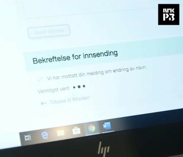 <strong>INNSENDT:</strong> Hele prosessen ble dokumentert i en videosnutt delt på NRK P3s offisielle Instagram-konto. Foto: Skjermdump fra Instagram/nrkp3 <strong>INNSENDT:</strong> Hele prosessen ble dokumentert i en videosnutt delt på NRK P3s offisielle Instagram-konto. Foto: Skjermdump fra Instagram/nrkp3