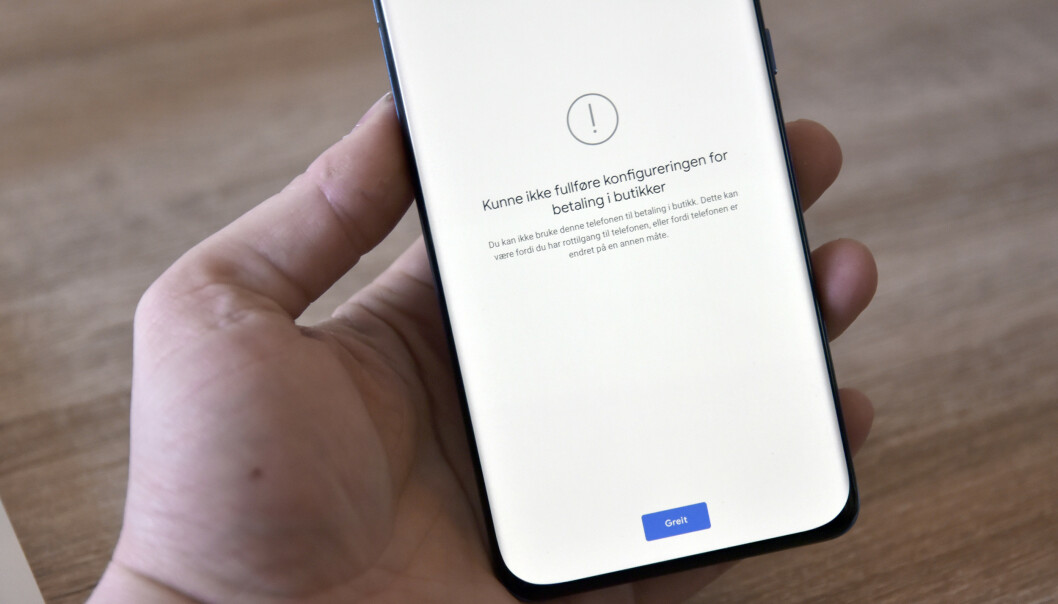 <strong>AI, AI:</strong> Google Pay fungerer ikke på P40 Pro, men det er omtrent det eneste også. Foto: Pål Joakim Pollen <strong>AI, AI:</strong> Google Pay fungerer ikke på P40 Pro, men det er omtrent det eneste også. Foto: Pål Joakim Pollen