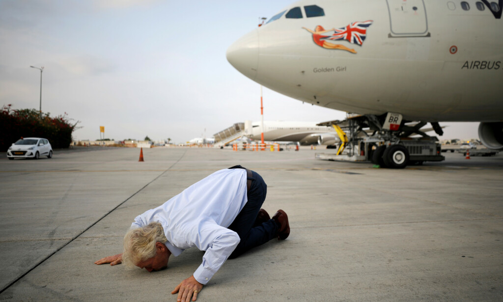 BER OM HJELP: Seriegründer og forretningskjendis Richard Branson har tidligere uttalt at flyselskapet Virgin Atlantic trenger hjelp om det skal klare seg gjennom coronakrisa. Foto: Amir Cohen / Reuters / NTB Scanpix BER OM HJELP: Seriegründer og forretningskjendis Richard Branson har tidligere uttalt at flyselskapet Virgin Atlantic trenger hjelp om det skal klare seg gjennom coronakrisa. Foto: Amir Cohen / Reuters / NTB Scanpix