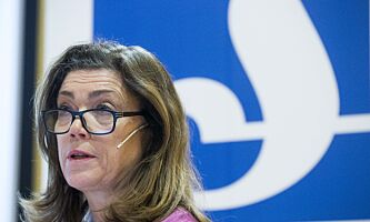 Oslo 20190213.
Kristin Skogen Lund presenterer Schibsted resultater for fjerde kvartal 2018
Foto: Terje Pedersen / NTB scanpix