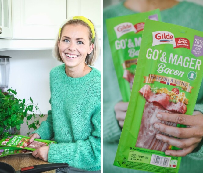 GIR SKRYT: Desiree Andersen står bak desireeandersen.no, og er personlig trener og kostholdsveileder. Hun ble like overrasket som hun ble imponert over nyheten Go' & Mager Bacon fra Gilde. FOTO: Desiree Andersen GIR SKRYT: Desiree Andersen står bak desireeandersen.no, og er personlig trener og kostholdsveileder. Hun ble like overrasket som hun ble imponert over nyheten Go' & Mager Bacon fra Gilde. FOTO: Desiree Andersen