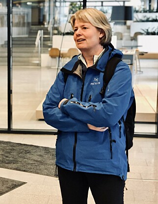 Lektor Siri Annethe Moe Jensen ved Institutt for Informatikk på Universitetet i Oslo, fra da hun var gjest i kode24-timen, rett før pandemien. 📸: Ole Petter Baugerød Stokke Lektor Siri Annethe Moe Jensen ved Institutt for Informatikk på Universitetet i Oslo, fra da hun var gjest i kode24-timen, rett før pandemien. 📸: Ole Petter Baugerød Stokke