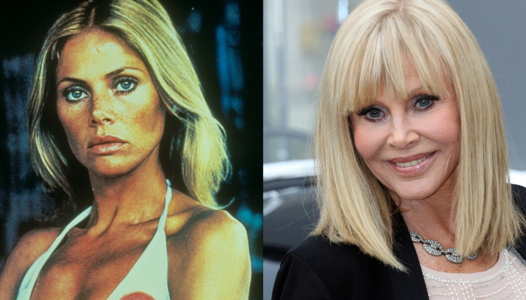 FRITTALENDE: Britt Ekland fotografert i forbindelse med sin Bond-rolle. De senere åra har hun blitt kjent for å skape drame i tv-serien Svenske Hollywoodfruer. Foto: NTB Scanpix FRITTALENDE: Britt Ekland fotografert i forbindelse med sin Bond-rolle. De senere åra har hun blitt kjent for å skape drame i tv-serien Svenske Hollywoodfruer. Foto: NTB Scanpix
