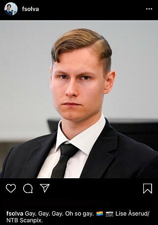 SLETTET INNLEGG: Dette innlegget slettet Solvang fra Instagram etter kort tid. Foto: Skjermdump/Instagram SLETTET INNLEGG: Dette innlegget slettet Solvang fra Instagram etter kort tid. Foto: Skjermdump/Instagram