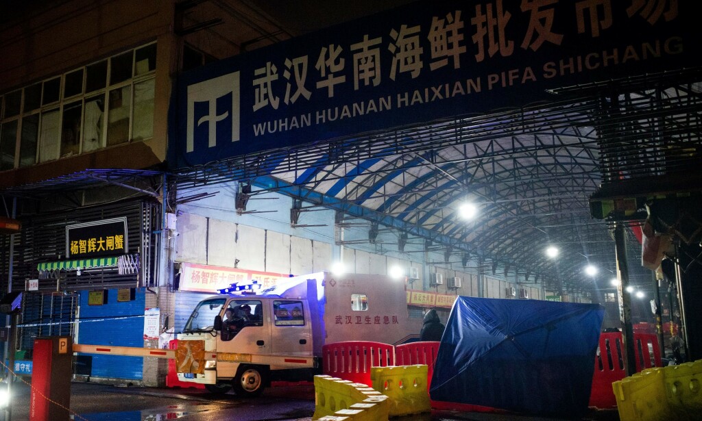 CLOSED: This is where the smith crowns should have started, at a market in the Chinese city of Wuhan. Here, not only seafood was sold, but also wild animals, such as bats. Photo: NTB scanpix 