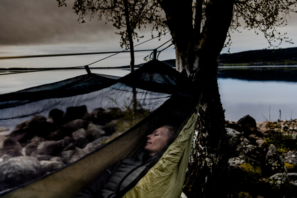 SOV GODT: Se hvilken hengekøye vi anbefaler til overnattingsturen i sommer. Foto: Lars Eivind Bones SOV GODT: Se hvilken hengekøye vi anbefaler til overnattingsturen i sommer. Foto: Lars Eivind Bones