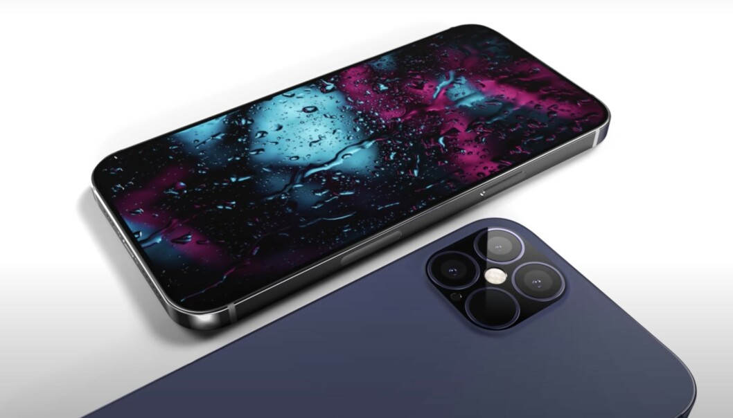 <strong>FRA GRØNT TIL BLÅTT:</strong> Ifølge ryktene vil iPhone 12 Pro komme i en blå utgave. Nytt iPad Pro-lignende design er også ventet, så slik kan den komme til å se ut. Skjermbilde: EverythingApplePro/YouTube <strong>FRA GRØNT TIL BLÅTT:</strong> Ifølge ryktene vil iPhone 12 Pro komme i en blå utgave. Nytt iPad Pro-lignende design er også ventet, så slik kan den komme til å se ut. Skjermbilde: EverythingApplePro/YouTube