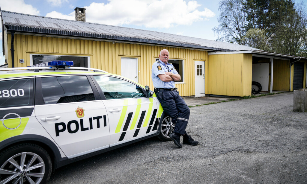 FIGHT AGAINST: Svein Engen is a police contact in Aurskog-Høland and does not want any of the members of the MC Satudarah club to settle in his district in Bjørkelangen. Photo: Øistein Norum Monsen / Dagbladet 