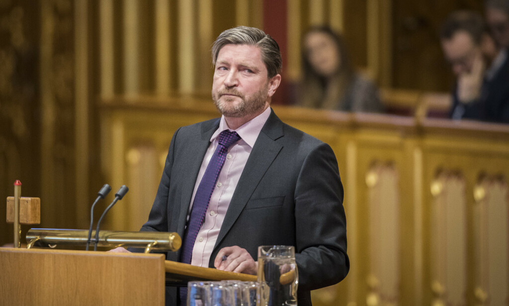 SÅRET: Christian Tybring-Gjedde (FrP) Photo: Ole Berg-Rusten / NTB scanpix 