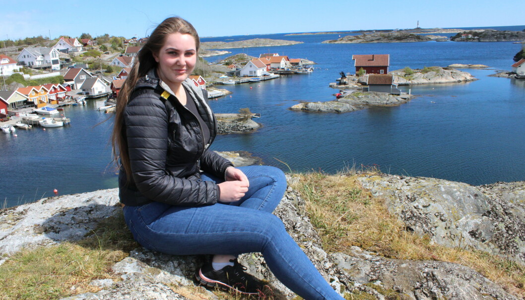 HJEMSTED: Erika Eeg er bokstavelig talt oppvokst med «tean i tanga» på Flekkerøy og har vært glad i sjøliv og båtliv siden hun var liten. FOTO: Silje Marie Rølland HJEMSTED: Erika Eeg er bokstavelig talt oppvokst med «tean i tanga» på Flekkerøy og har vært glad i sjøliv og båtliv siden hun var liten. FOTO: Silje Marie Rølland