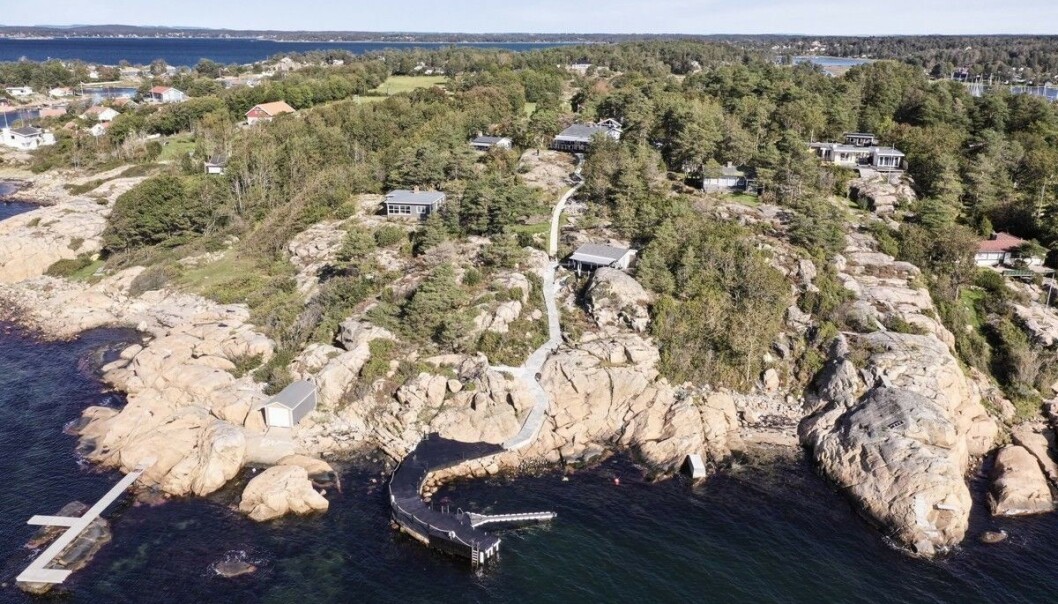 <strong>NÆR 30 MILLIONER:</strong> Et annet objekt som troner lista over Norges dyreste fritidsboliger, ligger på Skjæløy i Fredrikstad. Foto: Invisio <strong>NÆR 30 MILLIONER:</strong> Et annet objekt som troner lista over Norges dyreste fritidsboliger, ligger på Skjæløy i Fredrikstad. Foto: Invisio
