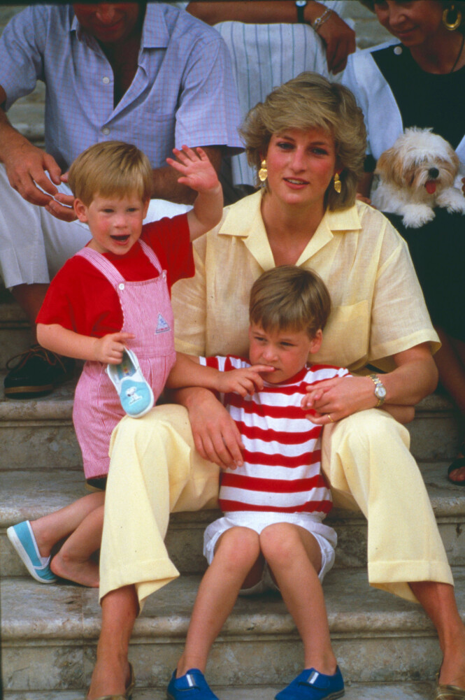 MISTET MOREN SOM 15-ÅRING: Prinsesse Diana med sønnene, prins William og prins Harry, i 1987. Foto: NTB scanpix MISTET MOREN SOM 15-ÅRING: Prinsesse Diana med sønnene, prins William og prins Harry, i 1987. Foto: NTB scanpix