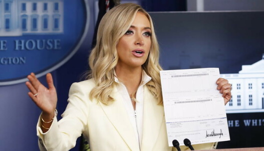 Brøler fra Trumps talskvinne Brøler fra Trumps talskvinne