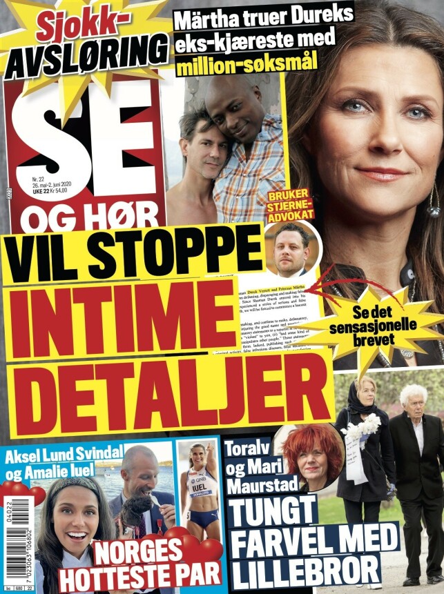 KOMMER FRAM: Se og Hør skriver at Greenberg har mottatt et brev fra en som hevder å representere Verrett og prinsessa. Faksimile: Se og Hør KOMMER FRAM: Se og Hør skriver at Greenberg har mottatt et brev fra en som hevder å representere Verrett og prinsessa. Faksimile: Se og Hør