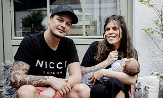 Oslo, 20190619.. Blogger Kristin Gjelsvik jemme i Oslo med barn mannen Dennis
Foto: Nina Hansen / DAGBLADET