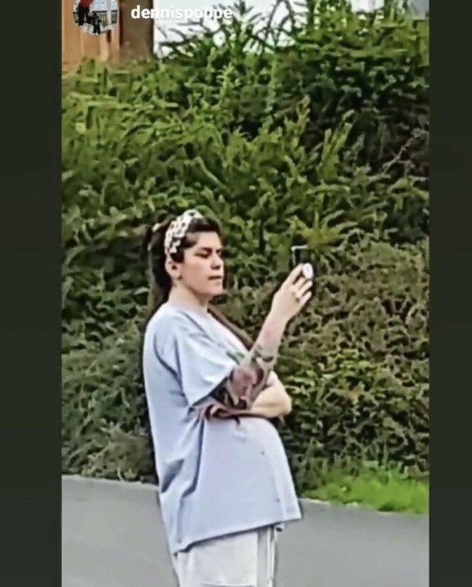 KAOS: Dette bildet på Instagram-story satte fart på ryktene om at Kristin og Dennis ventet barn igjen. Foto: Skjermdump, gjengitt med tillatelse KAOS: Dette bildet på Instagram-story satte fart på ryktene om at Kristin og Dennis ventet barn igjen. Foto: Skjermdump, gjengitt med tillatelse