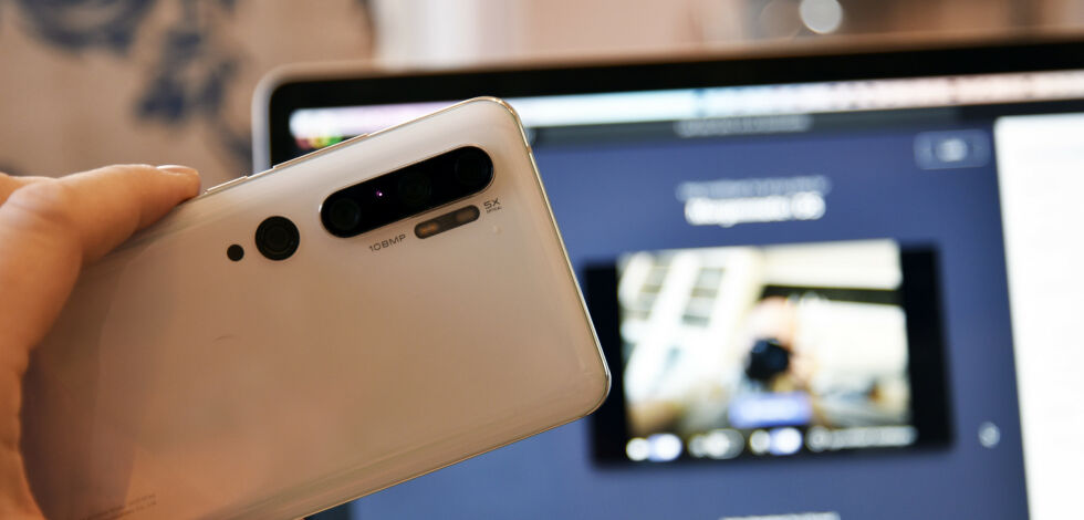 image: Bruke telefonen som webkamera til PC