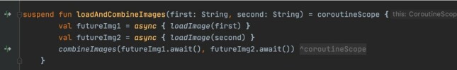 Figur 7 - structured concurrency vil sikre at en feil vil kansellere også andre scopes i samme hierarki. 📸: Privat Figur 7 - structured concurrency vil sikre at en feil vil kansellere også andre scopes i samme hierarki. 📸: Privat