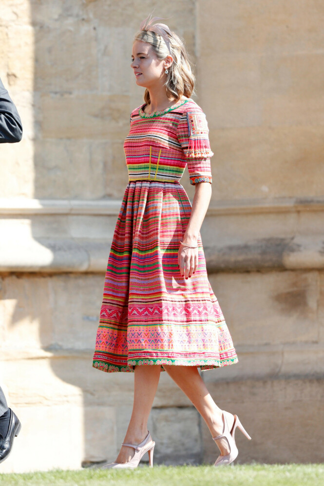 SPESIELL GJEST: Cressida Bonas var invitert da Harry fikk sin Meghan i Windsor i 2018. Foto: NTB Scanpix SPESIELL GJEST: Cressida Bonas var invitert da Harry fikk sin Meghan i Windsor i 2018. Foto: NTB Scanpix