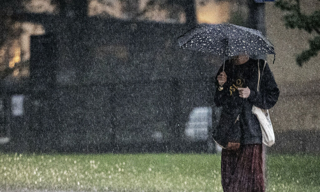 image: Farevarsel om regn i Sør-Norge