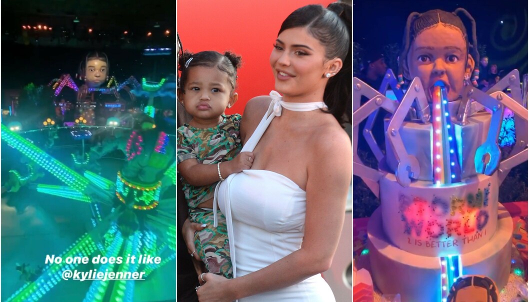 PUNGET UT: Kylie Jenners datter Stormi fylte to år den 1. februar. Det gikk ikke forbi i stillhet. Mamma Kylie bestemte seg for å arrangere det som må være tidenes villeste barnebursdag. Foto: NTB Scanpix / Instagram PUNGET UT: Kylie Jenners datter Stormi fylte to år den 1. februar. Det gikk ikke forbi i stillhet. Mamma Kylie bestemte seg for å arrangere det som må være tidenes villeste barnebursdag. Foto: NTB Scanpix / Instagram