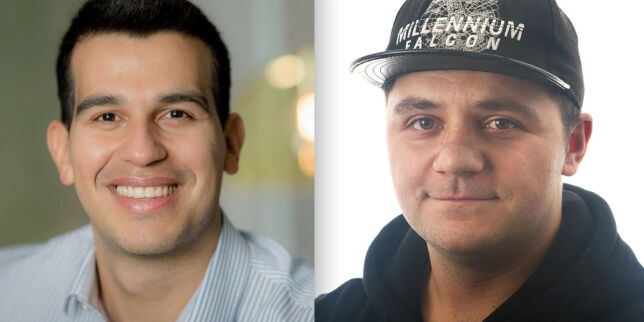 image: Alejandro (30) og Damir (24) til CGI