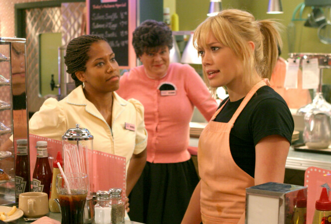 MANGE ROLLER: Her var Mary Pat Gleason sammen med Regina King og Hilary Duff i «A Cinderella Story». Foto: NTB Scanpix MANGE ROLLER: Her var Mary Pat Gleason sammen med Regina King og Hilary Duff i «A Cinderella Story». Foto: NTB Scanpix