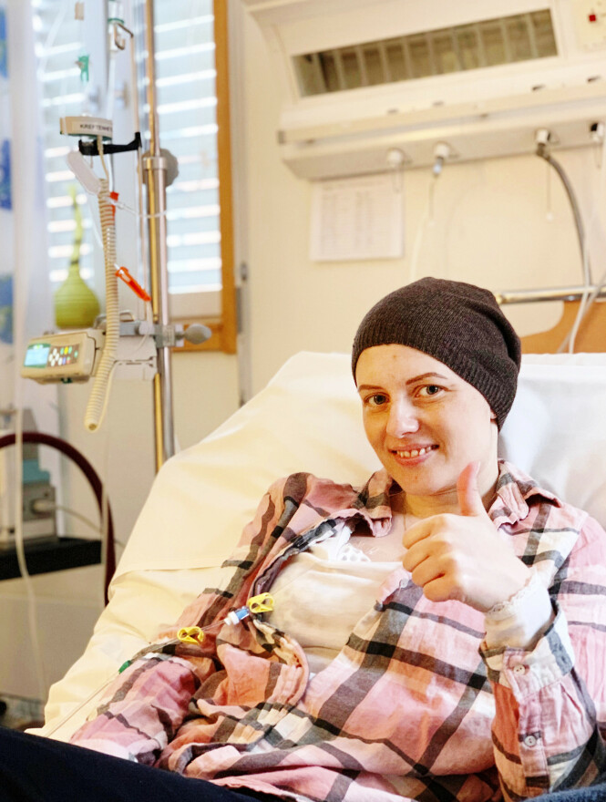 MISTET IKKE HÅPET: Marthe hadde mange runder med cellegift. Hun håpet medisinen skulle holde sykdommen i sjakk. Foto: Privat MISTET IKKE HÅPET: Marthe hadde mange runder med cellegift. Hun håpet medisinen skulle holde sykdommen i sjakk. Foto: Privat