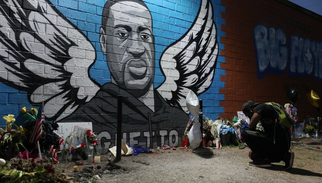 FLOYD: Da George Floyd mistet livet etter en brutal pågripelse, startet demonstrasjonene i USA. Foto: AFP FLOYD: Da George Floyd mistet livet etter en brutal pågripelse, startet demonstrasjonene i USA. Foto: AFP