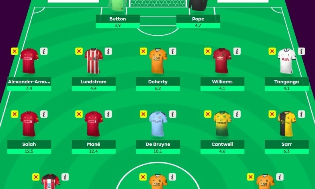 VRIENT VALG: Mange FPL-managere står overfor et vanskelig valg før innspurten. Foto: Premier League VRIENT VALG: Mange FPL-managere står overfor et vanskelig valg før innspurten. Foto: Premier League