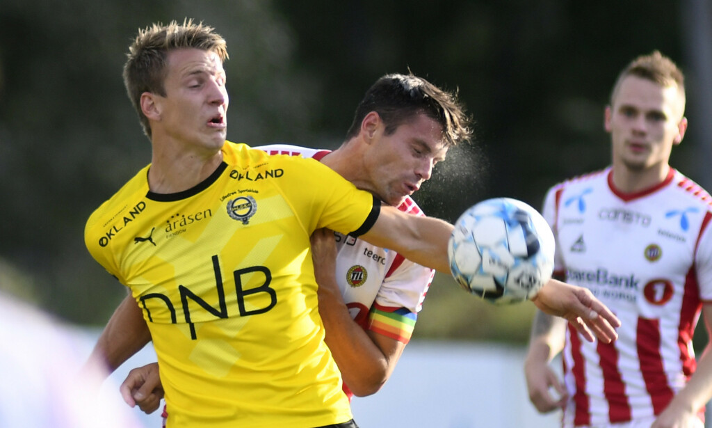VIL TILBAKE: Både Lillestrøms Thomas Lehne Olsen og Tromsøs Simen Wangberg vil gjøre oppholdet i 1. divisjon så kort som mulig etter at de rykket ned fra Eliteserien i fjor. Foto: NTB scanpix VIL TILBAKE: Både Lillestrøms Thomas Lehne Olsen og Tromsøs Simen Wangberg vil gjøre oppholdet i 1. divisjon så kort som mulig etter at de rykket ned fra Eliteserien i fjor. Foto: NTB scanpix