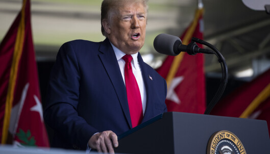 President Donald Trump speaks to over 1,110 cadets in the Class of 2020 at a commencement ceremony on the parade field, at the United States Military Academy in West Point, N.Y., Saturday, June 13, 2020. (AP Photo/Alex Brandon) President Donald Trump speaks to over 1,110 cadets in the Class of 2020 at a commencement ceremony on the parade field, at the United States Military Academy in West Point, N.Y., Saturday, June 13, 2020. (AP Photo/Alex Brandon)