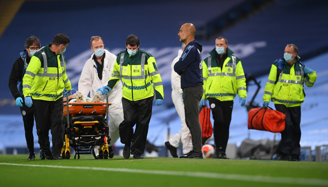 BÅRET VEKK: Eric Garcia. Foto: NTB Scanpix BÅRET VEKK: Eric Garcia. Foto: NTB Scanpix