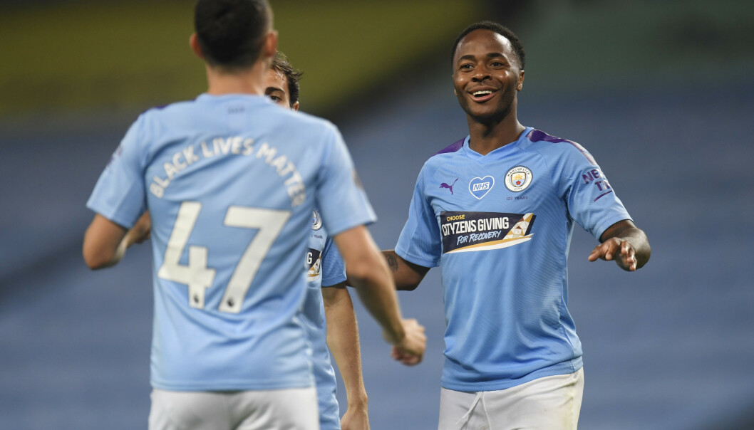 STORSPILTE: Raheem Sterling var i storslag. Foto: Peter Powell/Pool STORSPILTE: Raheem Sterling var i storslag. Foto: Peter Powell/Pool